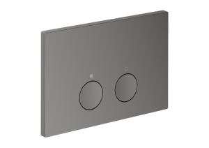 WC nuleidimo mygtukas AXOR FlushPlate Geberit Sigma WC rėmui, poliruoto juodo chromo spalvos (Polished Black Chrome)