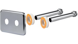 Juoda matinė apdaila 1/2"x16 L-120mm, prijungimo atstumas 40 mm