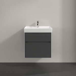 Spintelė Collaro 550x440 pilka blizgi