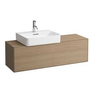 Praustuvas Laufen VAL 550x420x115 mm, be perlajos, su 1 anga maišytuvui viduryje