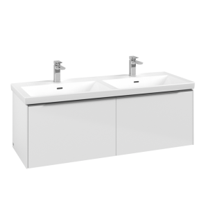 Spintelė apatinė Subway 3.0 1272x429x478 Briliant white, chromuotos rankenėlės