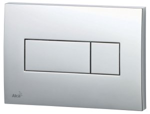WC vandens nuleidimo mygtukas Alcadrain M371, blizgus chromuotas plastikas