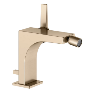Bidė maišytuvas Edition11 su dugno vožtuvu, spalva - šlifuota bronza (brushed bronze)