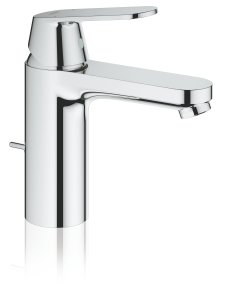 Praustuvo maišytuvas GROHE Eurosmart Cosmopolitan M dydis, su dugno vožtuvu, chromo spalvos 