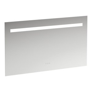 Veidrodis Laufen LEELO 1200x30x700 mm, su aliuminio rėmu, su horizontaliu LED šviestuvu,3 lietimo jutikliai