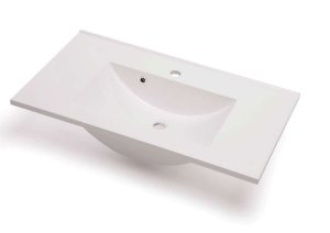 Praustuvas BALTECO Forma 80 cm glazūruotos akmens masės