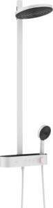 Termostatinė dušo sistema HANSGROHE Pulsify S 260, 2 srovių, EcoSmart, spalva - balta matinė (matt white)