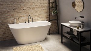 Vonia Paa Deco Wall 1660x810 Silkstone, Matte Grey
