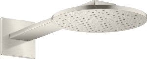 Dušo galva su laikikliu iš sienos AXOR ShowerSolutions 250 1 jet, nerūdijančio plieno spalvos (Stainless Steel Optic) 