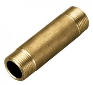 Prailginimas Pattaroni išorė / išorė 1/2"x100 žalvaris  