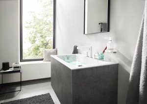 Muilo dozatorius Hansgrohe AddStoris, matinės baltos spalvos