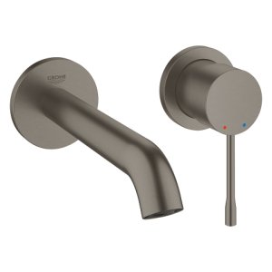 Praustuvo maišytuvas iš sienos GROHE Essence 183 mm ilgio, matinės grafito spalvos (Brushed Hard Graphite)