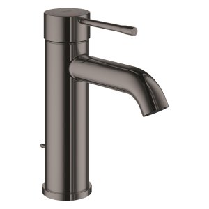 Praustuvo maišytuvas GROHE Essence S dydis, su dugno vožtuvu, grafito spalva (Hard Graphite)