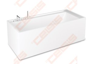 Vonia PAA INFINITY 1800X800, 300 l su "click-clack" sifonu