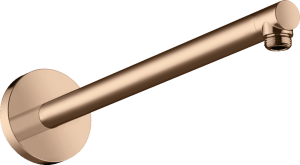 Alkūnė dušo galvai iš sienos AXOR ShowerSolutions, 390 mm, poliruoto raudono aukso spalvos (Polished Red Gold)