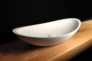 Praustuvas Felice 690x375, silkstone baltas