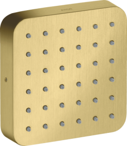 Dušo purkštukas AXOR Citterio E 120/120, šlifuoto žalvario spalvos (Brushed Brass)
