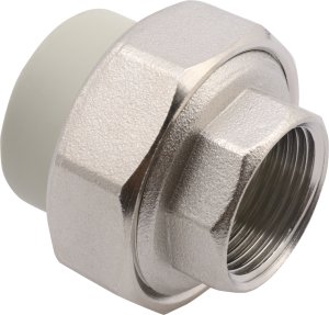 Jungtis FV-PLAST PPR Dn20 x 1/2" (išardoma su metaliniu sriegiu)