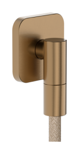 Jungtis dušo žarnai HANSGROHE FixFit Fine Soft square, matinė bronza