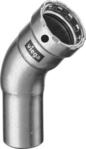 Alkūnė presuojama 45° DN50 Megapress