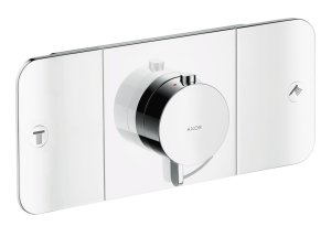 Dekoratyvinė dalis AXOR One potinkiniam termostatiniam maišytuvui, 2 funkcijų, nerūdijančio plieno spalvos (Stainless Steel Optic)