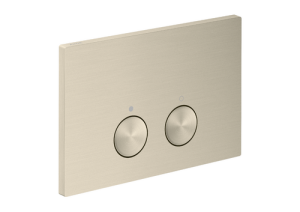 WC nuleidimo mygtukas AXOR FlushPlate Geberit Sigma WC rėmui, šlifuoto nikelio spalvos (Brushed Nickel)