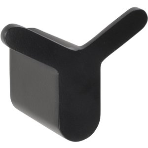 Kabliukas dvigubas Bemeta Organic Black, 68×58×39 mm