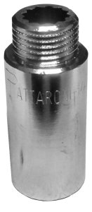 Žalvarinis chromuotas  prailginimas PATTARONI Dn1/2"x50mm