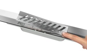 Dušo latakas Aco ShowerDrain S+ L-1000 grotelės Stripe