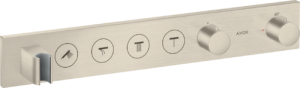 Dekoratyvinė dalis AXOR ShowerSolutions potinkiniam termostatiniam moduliui, 4 funkcijų, šlifuoto nikelio spalvos (Brushed Nickel)