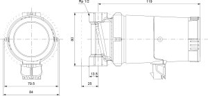 Cirkuliacinis siurblys geriamam vandeniui Grundfos Comfort UP 15-14 B PM; 1~230V
