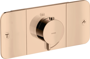 Dekoratyvinė dalis AXOR One potinkiniam termostatiniam maišytuvui, 2 funkcijų, poliruoto raudono aukso spalvos (Polished Red Gold)