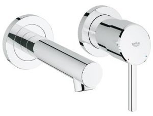 Praustuvo maišytuvas iš sienos GROHE Concetto S dydis, 2 skylės, chromo spalvos 