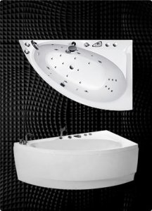 Vonia BALTECO Idea 170x100 cm kairė, S1 su apdaila E16, S1 be masažo
