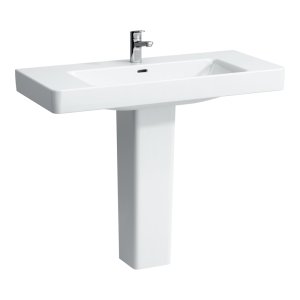 Praustuvas Laufen PRO S 1050x465x95 mm, plačiais kraštais, su 1 anga maišytuvui viduryje