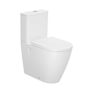 Kombinuoto pastatomo unitazo puodas JIKA Cubito Style Vortex Rimless universalus nuotakas, montuojamas glaudžiai prie sienos; 3/4,5 l vienam nuplovimui