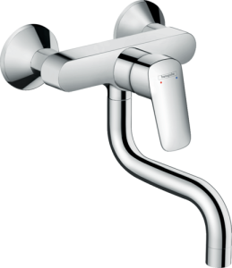 Plautuvės maišytuvas Hansgrohe Logis iš sienos
