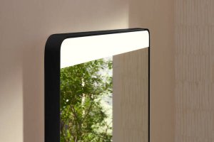 Veidrodis Hansgrohe Xarita Lite Q su LED apšvietimu, 600/30, matinis juodas