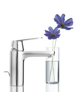 Praustuvo maišytuvas GROHE Eurosmart Cosmopolitan M dydis, su dugno vožtuvu, chromo spalvos 