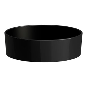 Praustuvas-dubuo Laufen KARTELL 420x420x120 mm, be angos maišytuvui, be perlajos, spalva - juoda blizgi