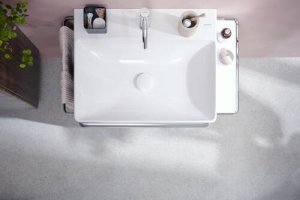 Praustuvas Hansgrohe Xelu Q, 600x480x80 mm, su SmartClean danga