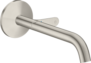 Praustuvo maišytuvas AXOR One Select 220 mm, iš sienos, nerūdijančio plieno spalvos (Stainless Steel Optic)