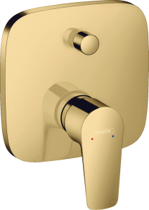 Dekoratyvinė dalis potinkiniam vonios/dušo maišytuvui HANSGROHE Talis E, spalva - poliruoto aukso (polished gold optic)