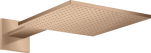 Dušo galva su laikikliu iš sienos AXOR ShowerSolutions 300/300 1jet, šlifuoto raudono aukso spalvos (Brushed Red Gold)