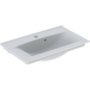 Baldinis praustuvas Ifö Elegant 60x37,5 cm, su skyle maišytuvui, su perpylimo anga