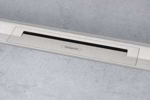 Grotelės Raindrain Flex 120cm, pjaustomos, montavimas prie sienos