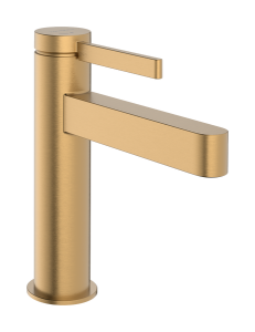 Praustuvo maišytuvas HANSGROHE Finoris 110 CoolStart, su "push-open" dugno vožtuvu, spalva - šlifuotos bronzos (brushed bronze)