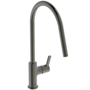 Maišytuvas plautuvei Ideal Standard Gusto Round, spalva - Magnetic Grey