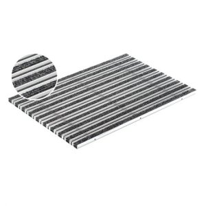 Grotelės VARIO 2.0 veltinio ir šepečio juostelės su nerūdijančio plieno profiliu 60x40cm