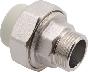 Jungtis FV-PLAST PPR Dn50 x 1.1/2" (išardoma su metaliniu sriegiu)